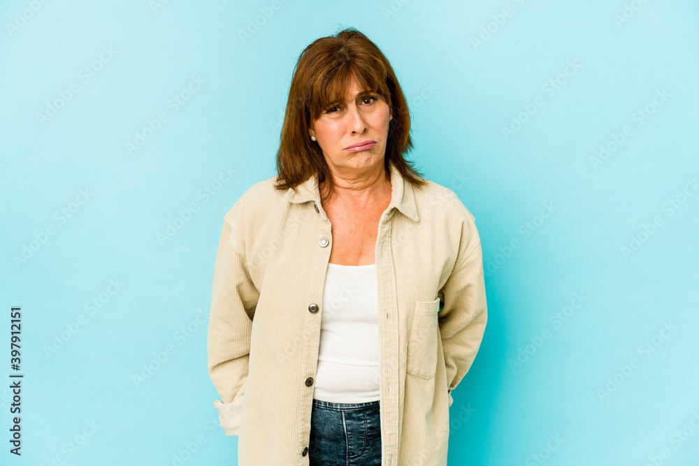 Senior caucasian woman isolated sad, serious face, feeling miserable and displeased. Senior caucasian woman isolated sad, serious face, feeling miserable and displeased.