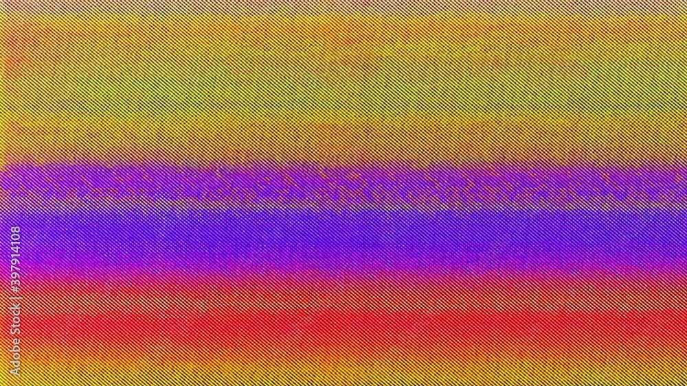Analog Video Colors Shapes Signal Feedback Abstract Background