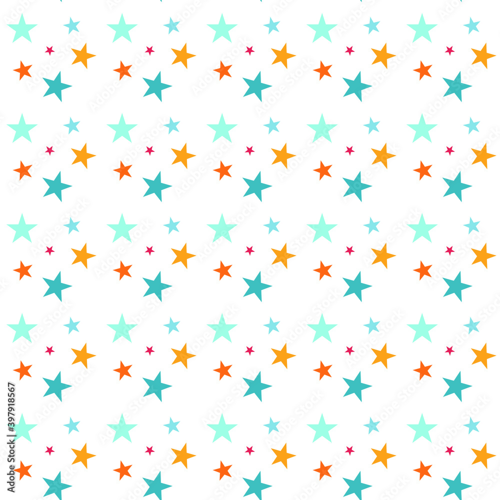 seamless background pattern with stars