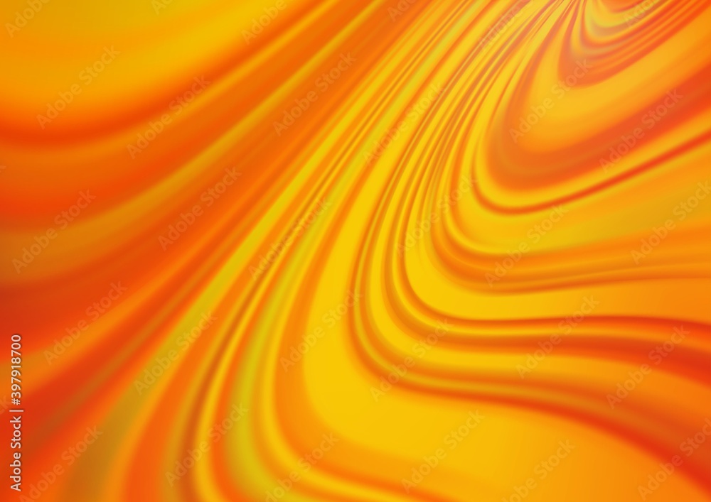 Light Orange vector blurred shine abstract pattern. Light Orange vector blurred shine abstract pattern.