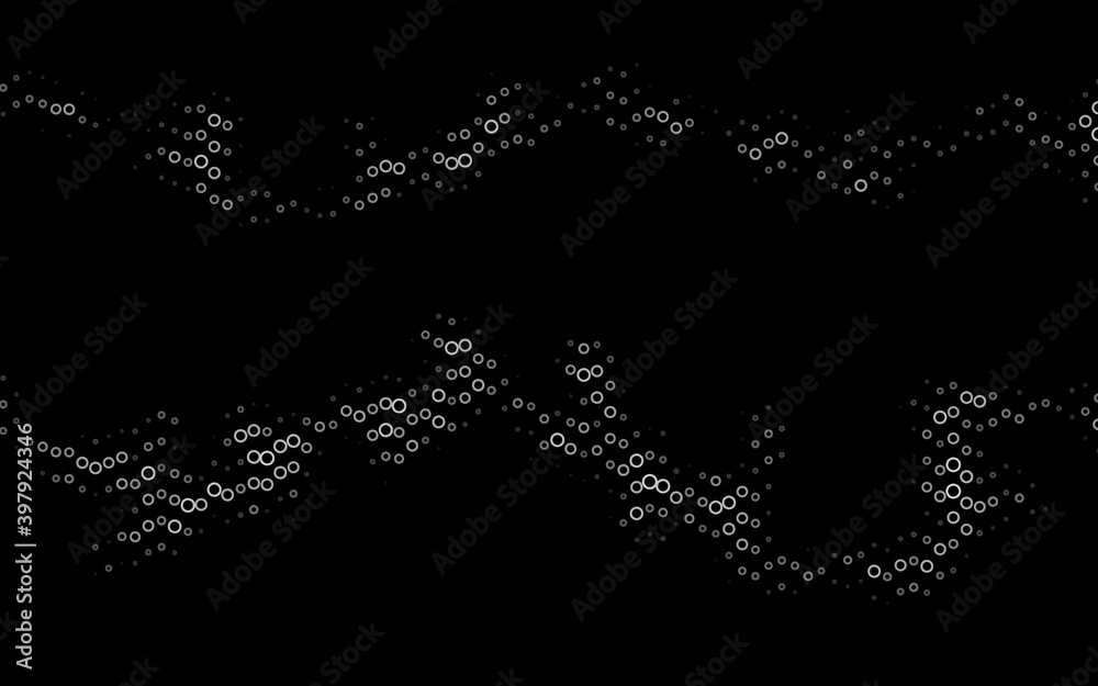 Light Silver, Gray vector layout with circle shapes. Light Silver, Gray vector layout with circle shapes.