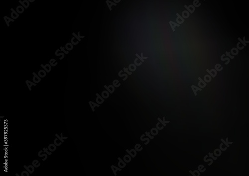 Dark Black vector blur pattern.