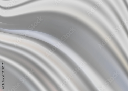 Light Silver, Gray vector blurred shine abstract pattern.