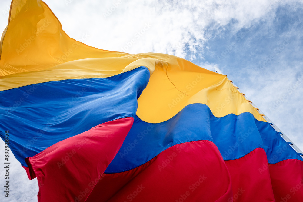 Bandera de Colombia, tricolor, simbolo patrio de la repblica de ...