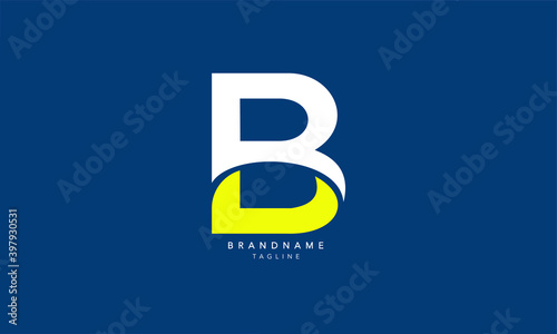 Alphabet letters Initials Monogram logo RB, BR, R and B