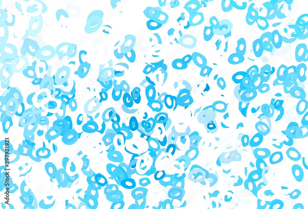Light Blue, Yellow vector pattern with spheres. Light Blue, Yellow vector pattern with spheres.