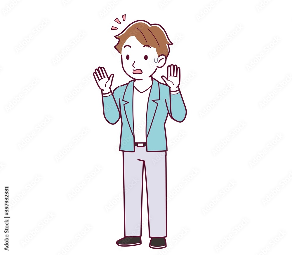 Young and naughty brown-haired man