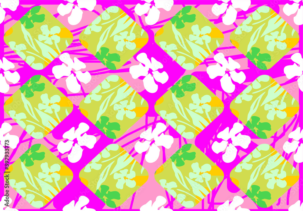 Indonesian batik motifs with very distinctive plant patterns. vector eps 10 Indonesian batik motifs with very distinctive plant patterns. vector eps 10