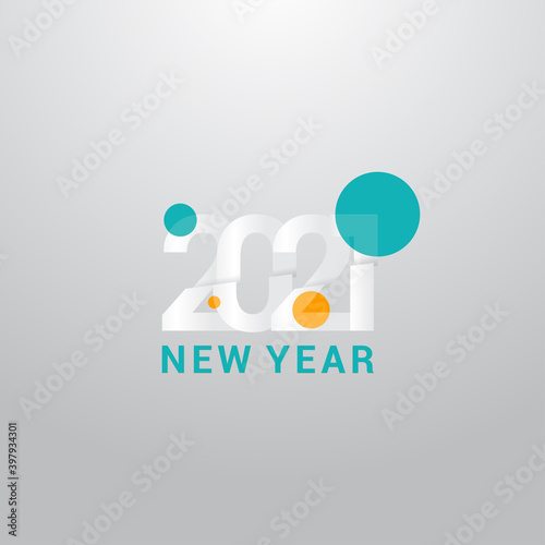 Happy New Year 2021 Vector Design Illustration For Banner and Background