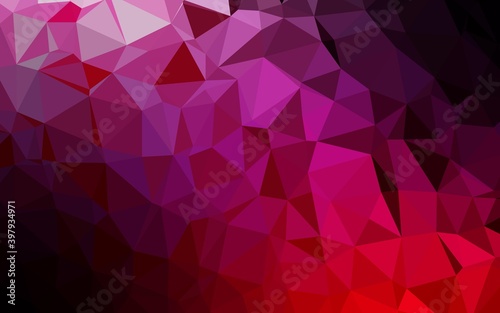 Light Purple, Pink vector blurry triangle texture.