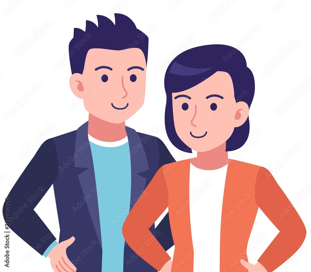若い二人の男女
