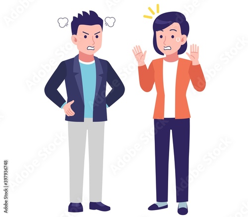 若い二人の男女