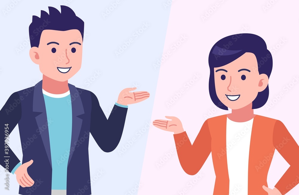 Young and healthy men and women with background Young and healthy men and women with background