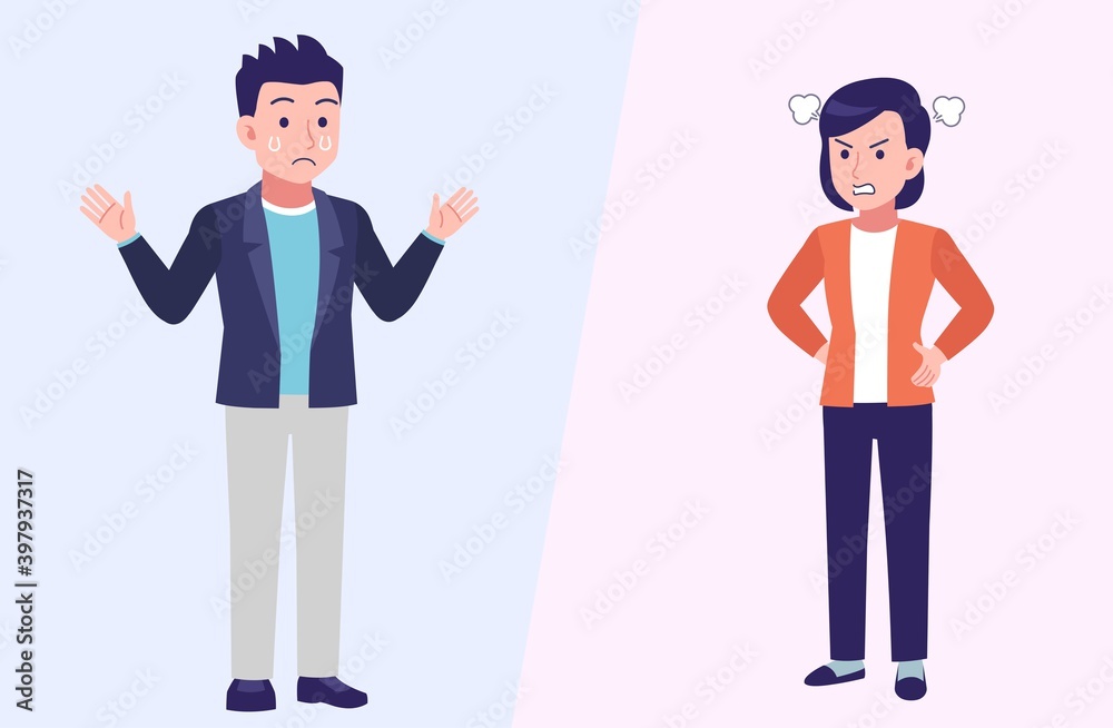 Young and healthy men and women with background Young and healthy men and women with background
