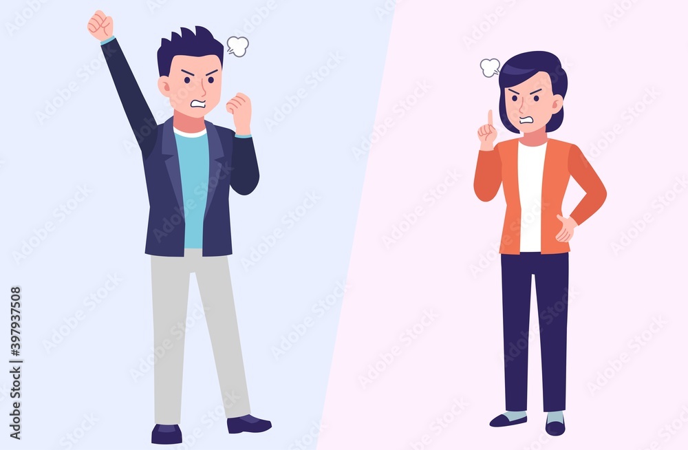 Young and healthy men and women with background Young and healthy men and women with background