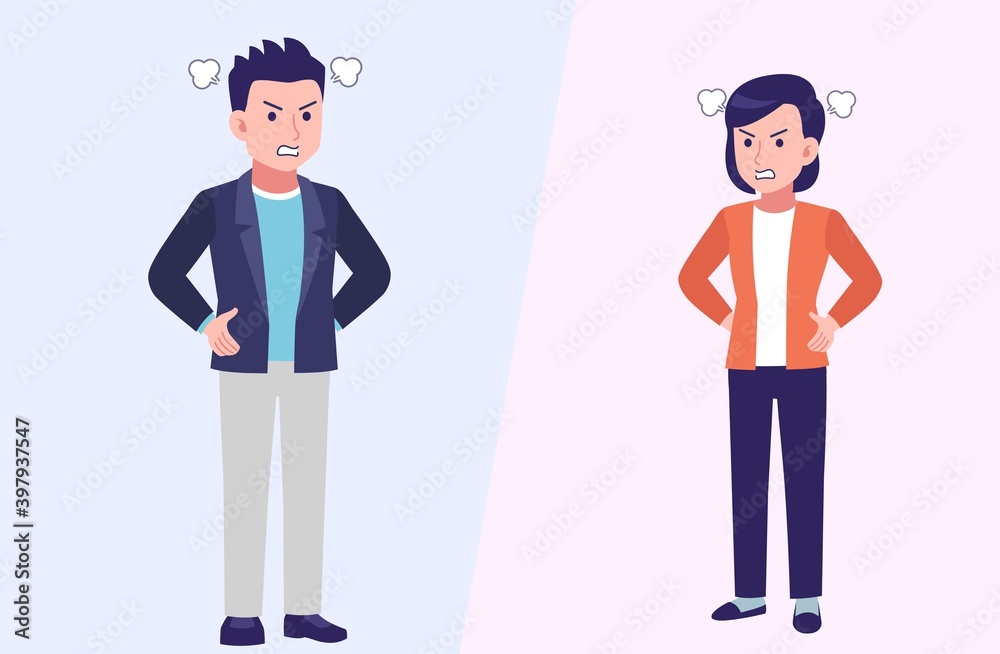 Young and healthy men and women with background Young and healthy men and women with background