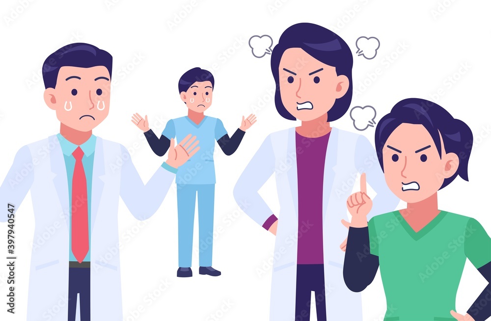 Young and healthy healthcare professionals Young and healthy healthcare professionals