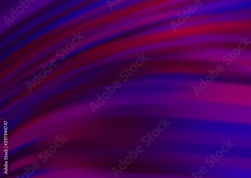 Dark Purple vector pattern with lamp shapes.