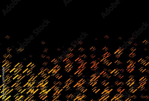 Dark Yellow, Orange vector pattern with narrow lines.