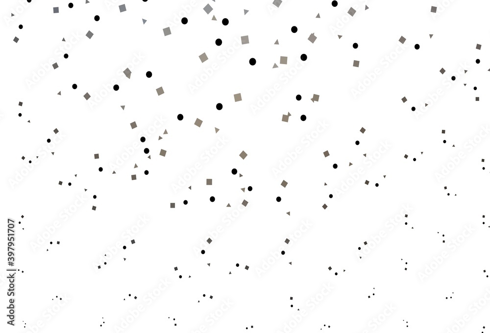 Light Black vector layout with circles, lines, rectangles. Light Black vector layout with circles, lines, rectangles.