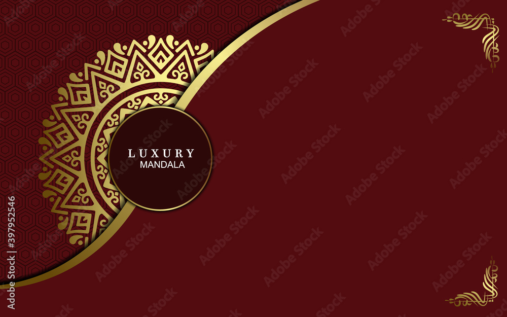 Luxury gold mandala ornate background for wedding invitation, book cover with mandala element style premium vector Luxury gold mandala ornate background for wedding invitation, book cover with mandala element style premium vector