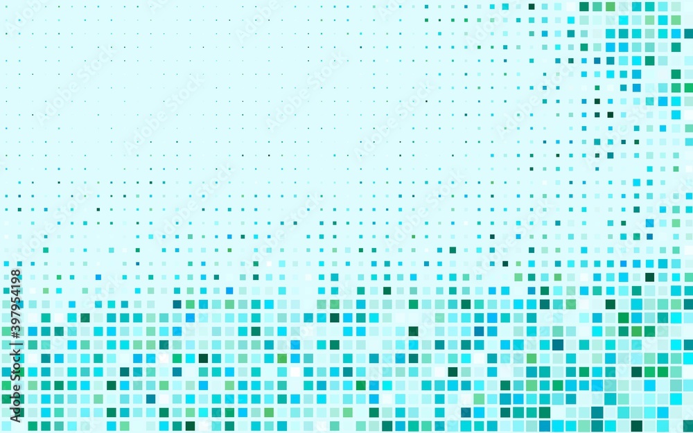 Light Blue, Green vector background with rectangles. Light Blue, Green vector background with rectangles.