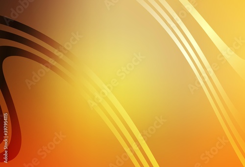 Light Orange vector abstract blurred layout.