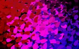 Dark Pink, Red vector texture with abstract forms.