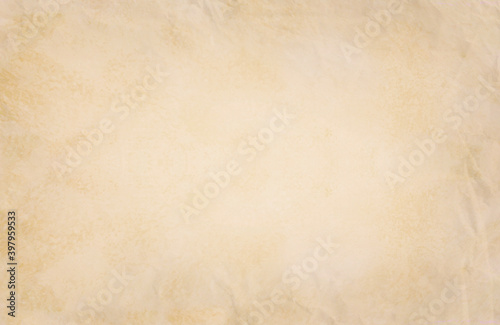 Vintage paper texture background, grunge old retro rustic cardboard clean brown empty blank space page with fiber pattern of kraft paper for text creative, backdrop, wallpaper and design