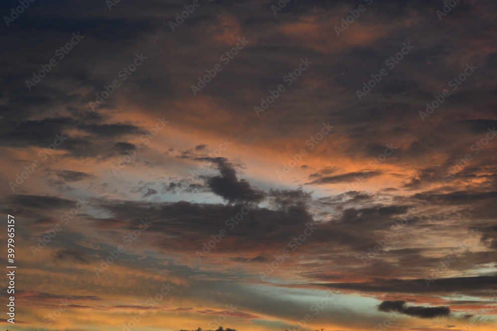 Fototapeta premium sunset in the mountains