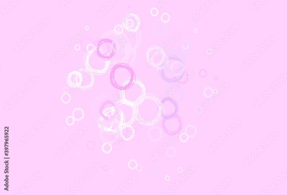 Light Purple, Pink vector background with spots. Light Purple, Pink vector background with spots.