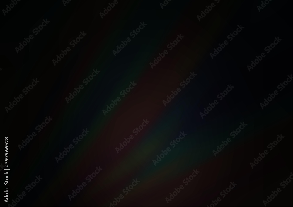 Fototapeta premium Dark Silver, Gray vector texture with colored lines.