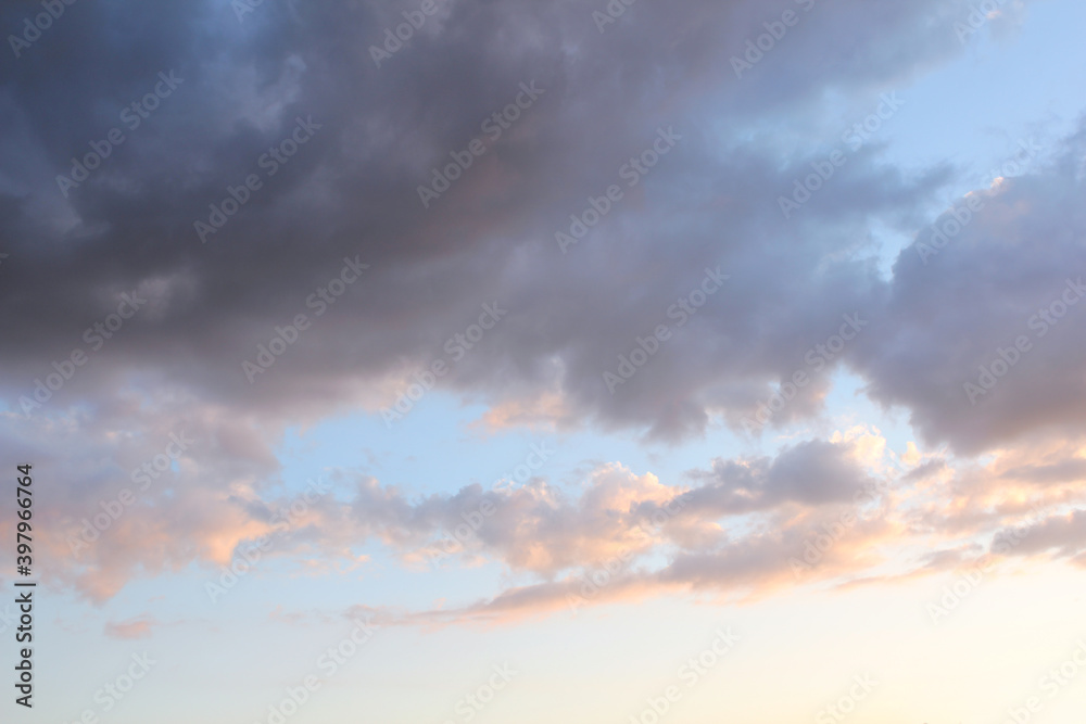 vanilla sky background and cloud