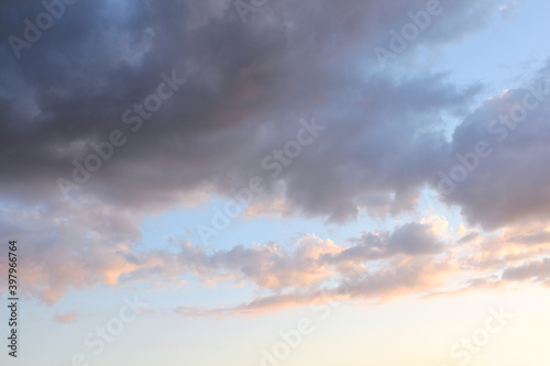 Fototapeta Naklejka Na Ścianę i Meble -  vanilla sky background and cloud