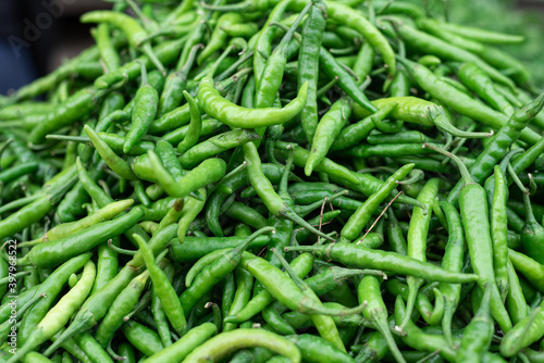 green chilies in large quantity