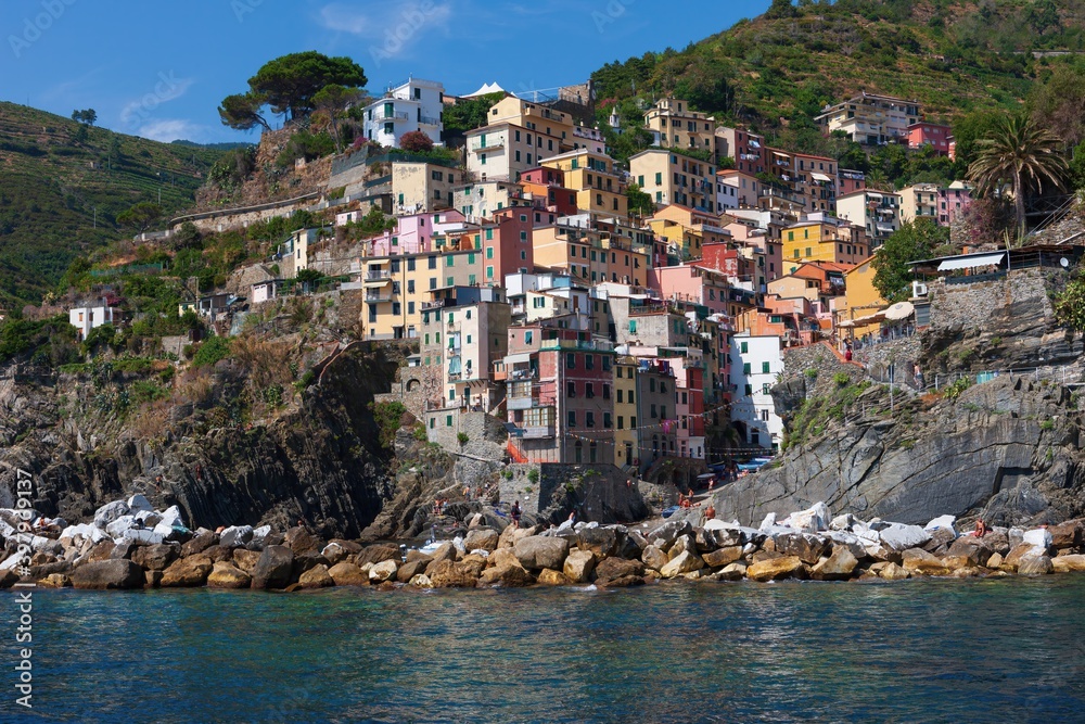 Manarola, province of La Spezia, Liguria, northern Italy.