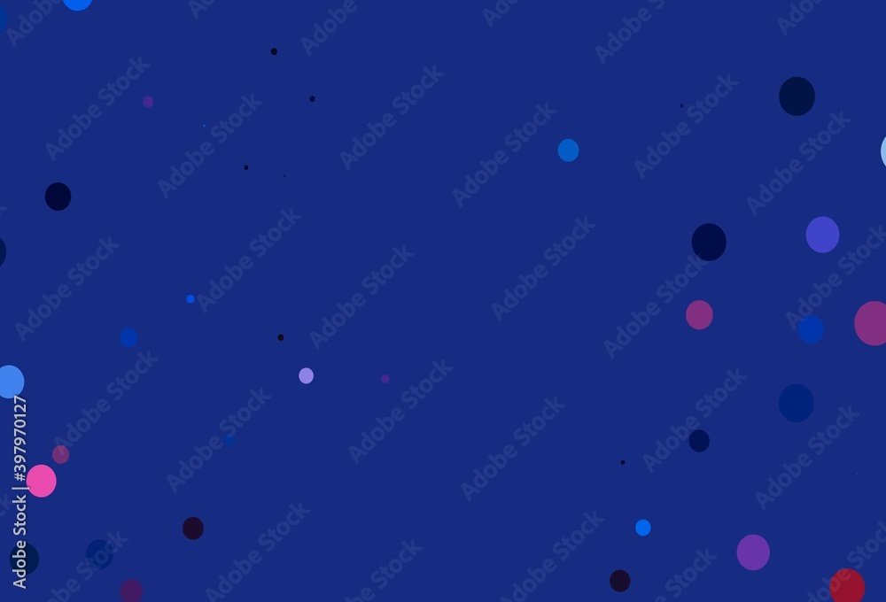 Light Blue, Red vector layout with circle shapes. Light Blue, Red vector layout with circle shapes.