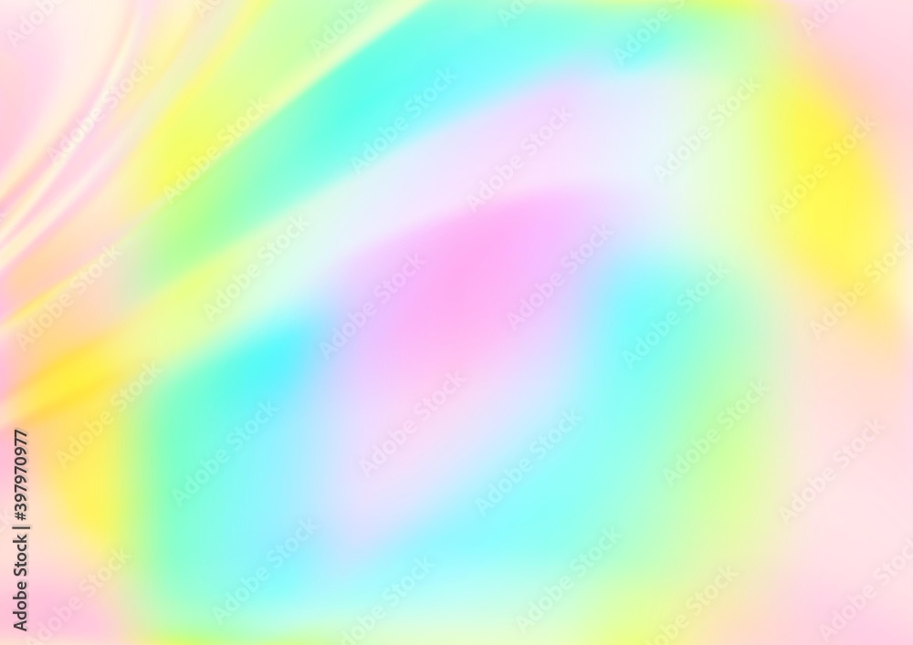 Light Multicolor, Rainbow vector abstract blurred template.