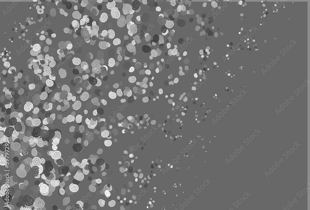 Light Silver, Gray vector pattern with bent ribbons. Light Silver, Gray vector pattern with bent ribbons.