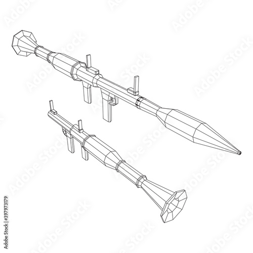 Anti-tank rocket propelled grenade launcher - RPG 7