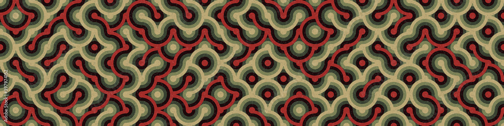 Obraz premium Abstract Geometric Pattern generative computational art illustration
