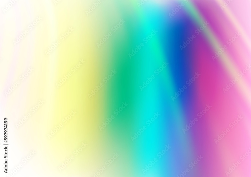 Obraz premium Light Multicolor, Rainbow vector pattern with bubble shapes.