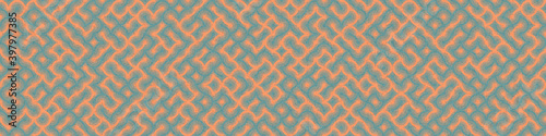 Abstract Geometric Pattern generative computational art illustration