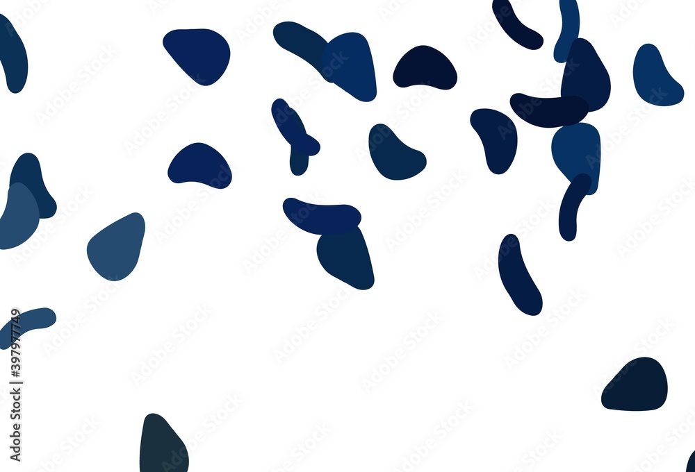 Light BLUE vector background with abstract forms. Light BLUE vector background with abstract forms.