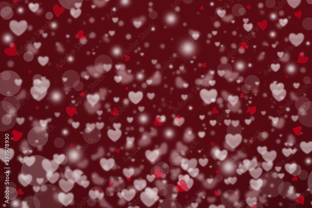 Heart shape with bokeh effect as background. Heart shape with bokeh effect as background.