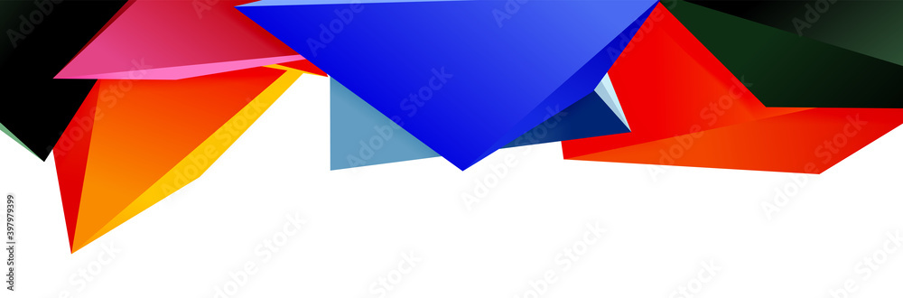 Triangle mosaic abstract background, 3d triangular low poly shapes. Geometric vector illustration for covers, banners, flyers and posters and other Triangle mosaic abstract background, 3d triangular low poly shapes. Geometric vector illustration for covers, banners, flyers and posters and other