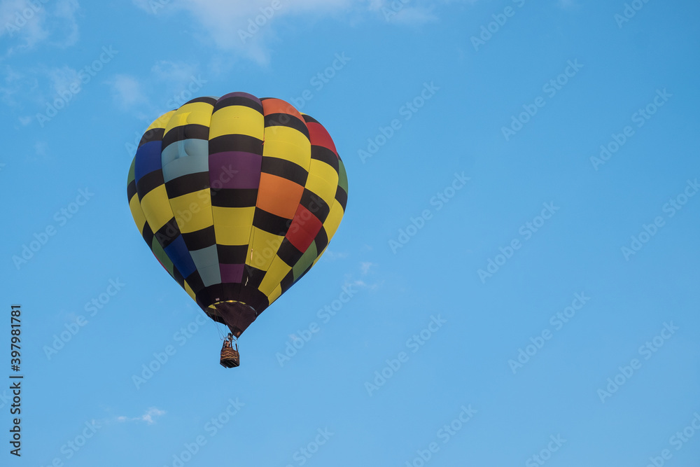 Naklejka premium Balloon Festival, Singha Park International Balloon Fiesta