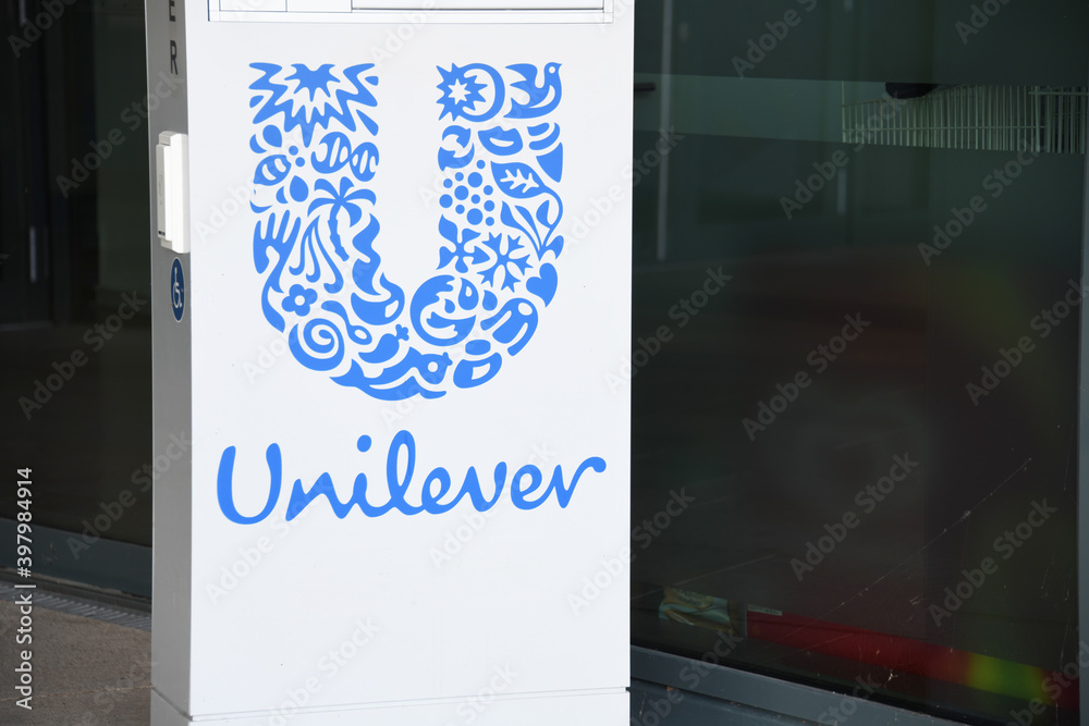 Hamburg, Germany June 24, 2020 Unilever Deutschland in Hamburg