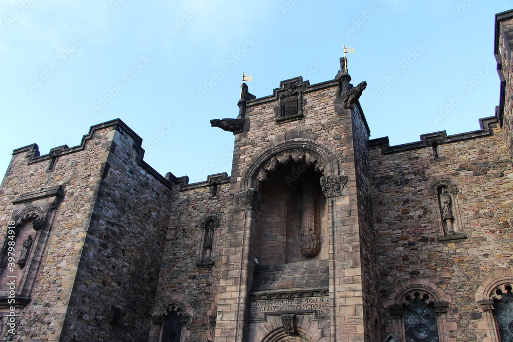 Edinburgh castle, a interesting landmark in Scotland