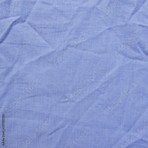 blue fabric texture as background